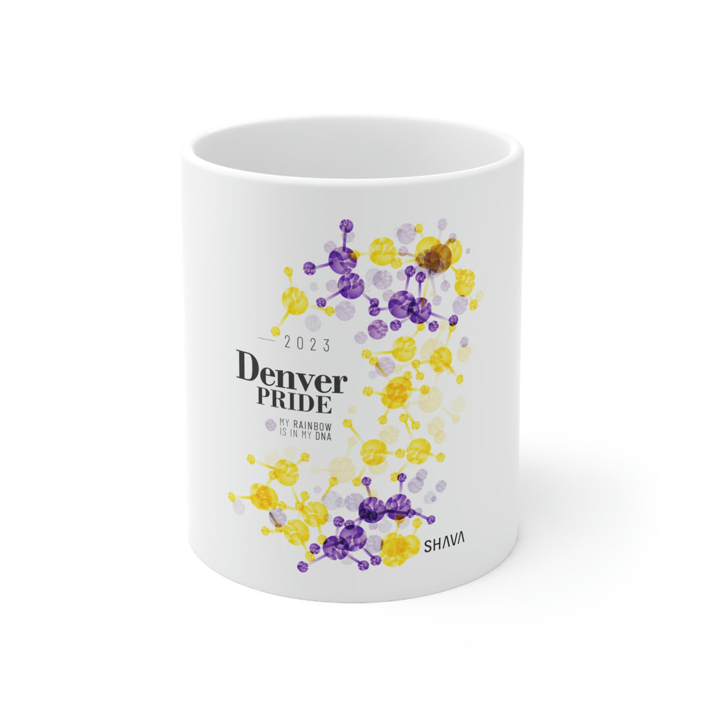 Intersex Flag Ceramic Mug Denver Pride - Rainbow Is In My DNA SHAVA CO