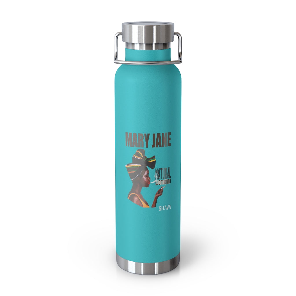 VCC Home & Livings-Bottles & Tumblers  /Copper Vacuum Insulated Bottle, 22oz/  Natural Wombman Printify