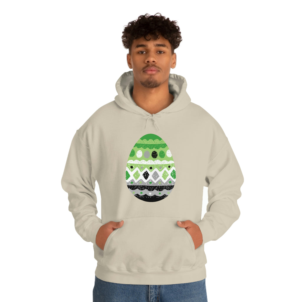 Aromantic Flag Hoodie  Easter Festival Unisex Size - Egg SHAVA