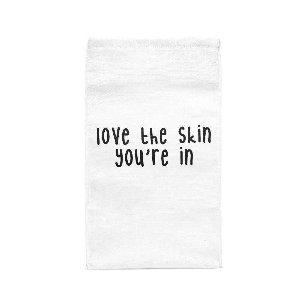 IAC  Home & Livings-Kitchen Accessories / Kitchen Accessories / Polyester Lunch Bag / Love the skin i_m in black Printify