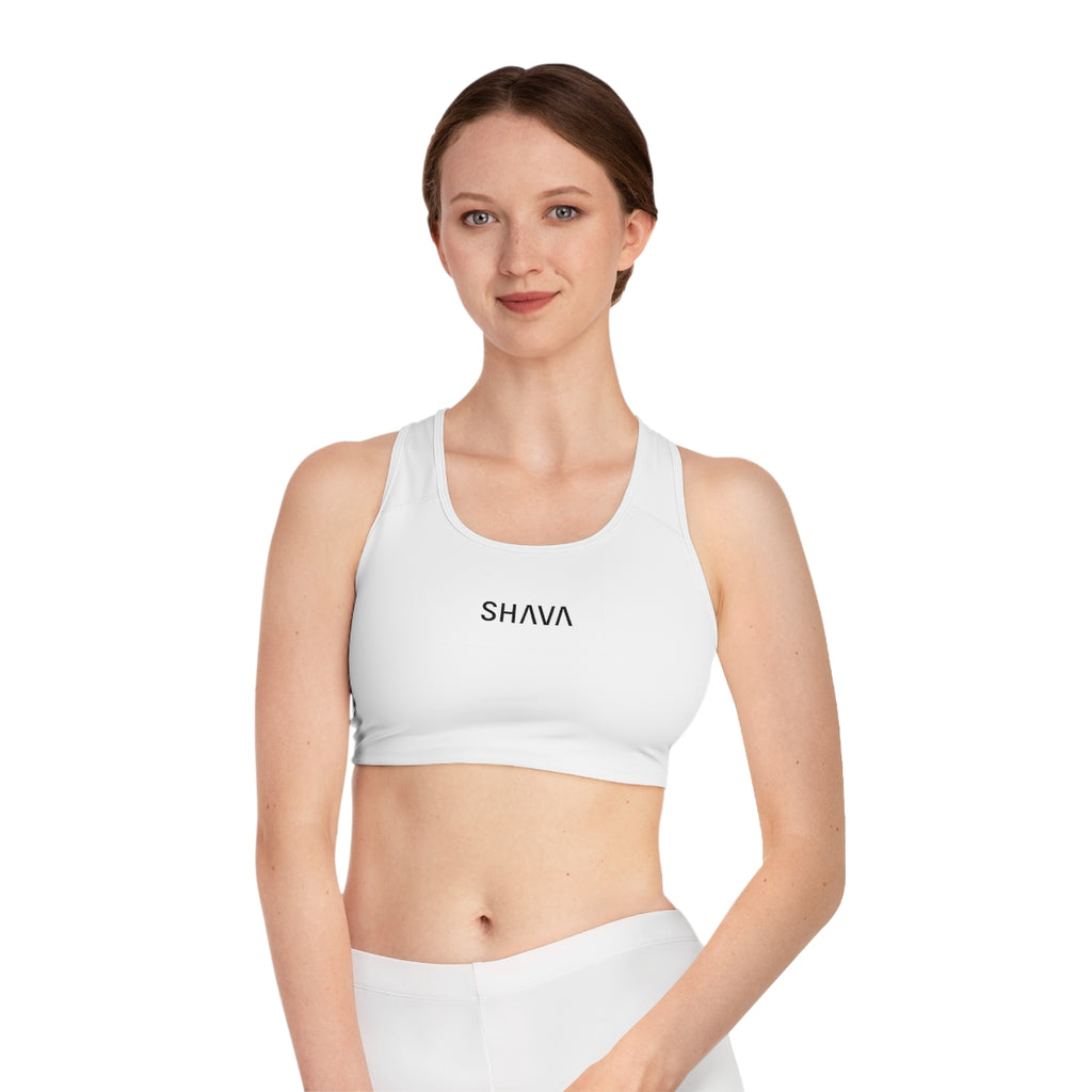 VCC  Women's Sportswear  Sports Bra (AOP) / SHAVA Logo Printify