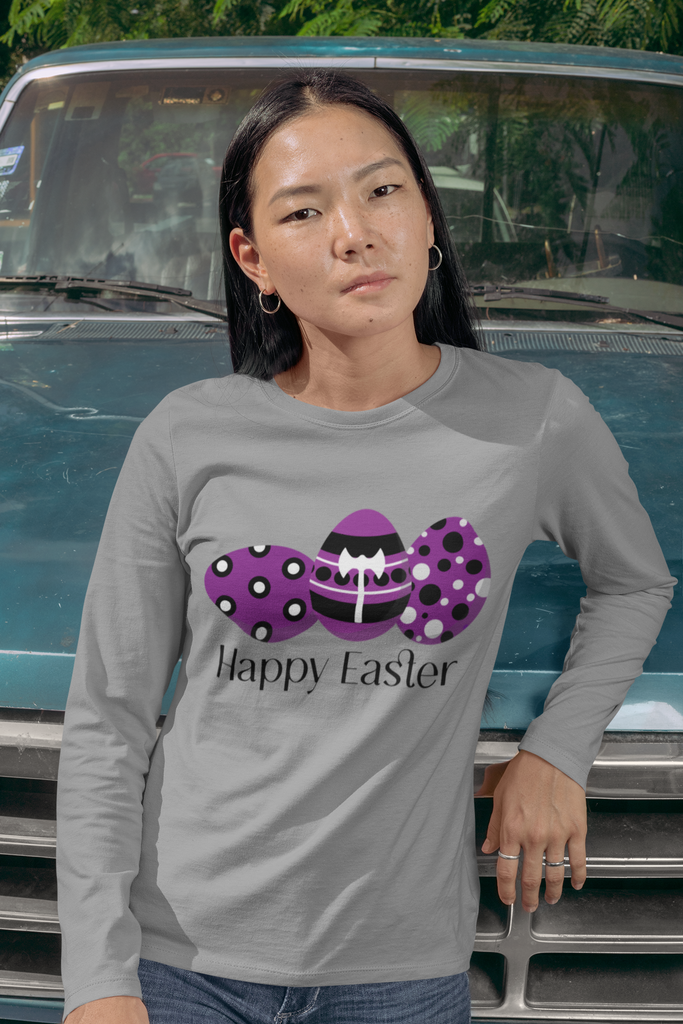 Labrys Lesbian Flag Long Sleeves Easter Festival Unisex Size - Happy Easter SHAVA