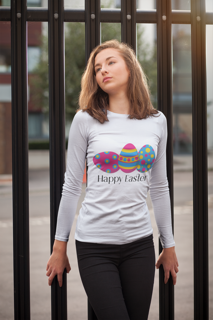 Pansexual Flag Long Sleeves Easter Festival Unisex Size - Happy Easter SHAVA