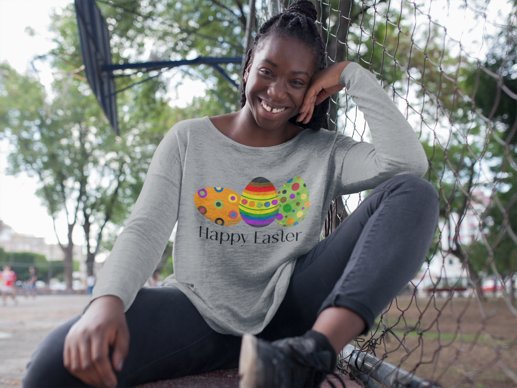 Philadelphia Flag Long Sleeves Easter Festival Unisex Size - Happy Easter SHAVA