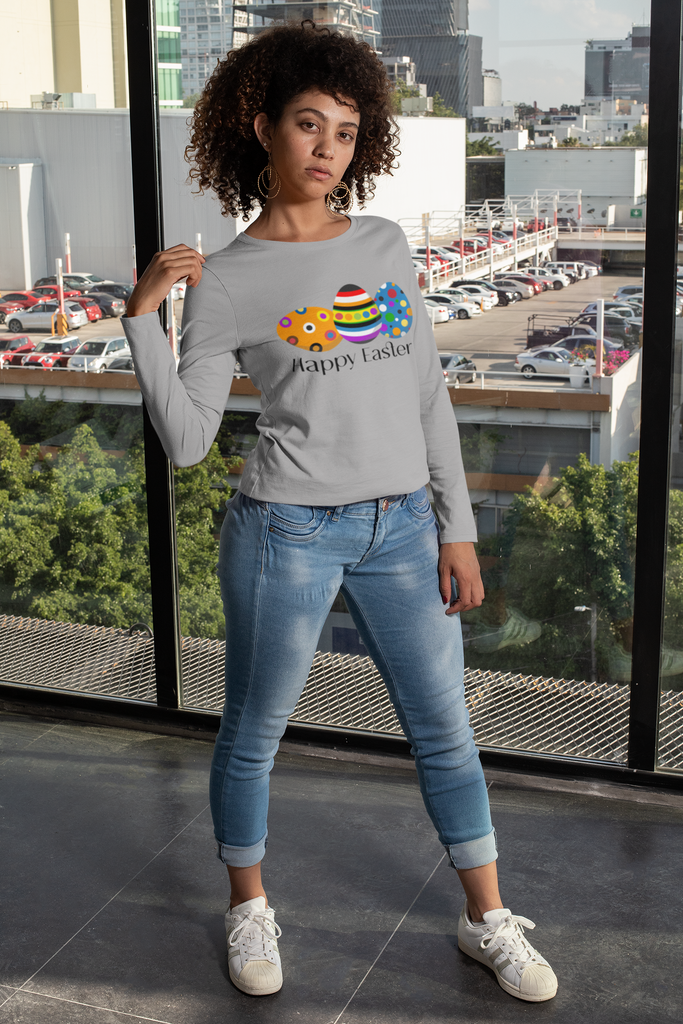 Straight Ally Flag Long Sleeves Easter Festival Unisex Size - Happy Easter SHAVA