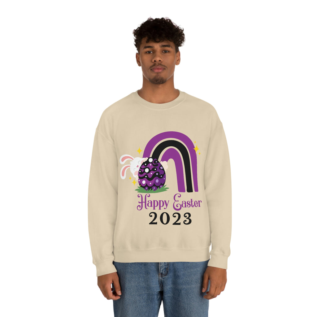 Labrys Lesbian Flag Heavy Blend Crewneck Sweatshirt Easter Festival Unisex Size - Happy Easter 2023 SHAVA