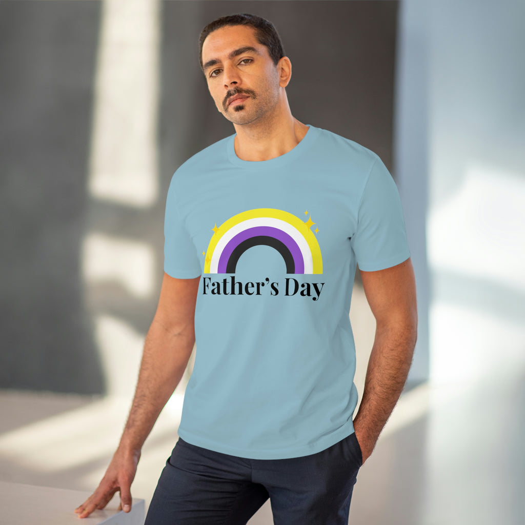 Non Binary Pride Flag T-shirt Unisex Size - Father's Day Printify