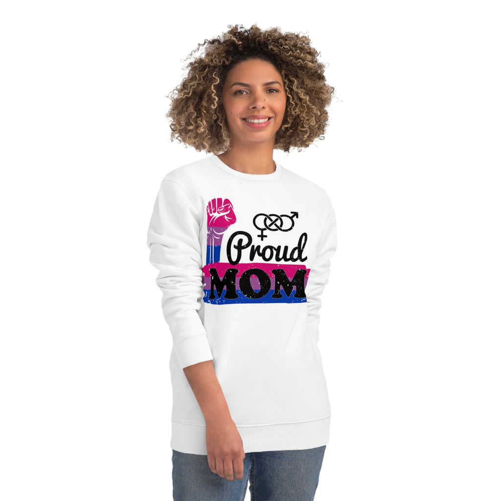 Bisexual Pride Flag Sweatshirt Unisex Size - Proud Mom Printify