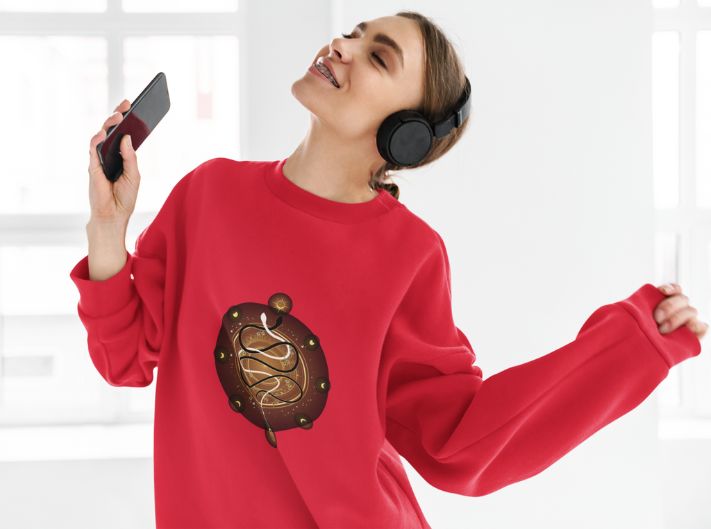 Yoga Spiritual Meditation Unisex Sweatshirt – Harmony 888 Angel Number Printify