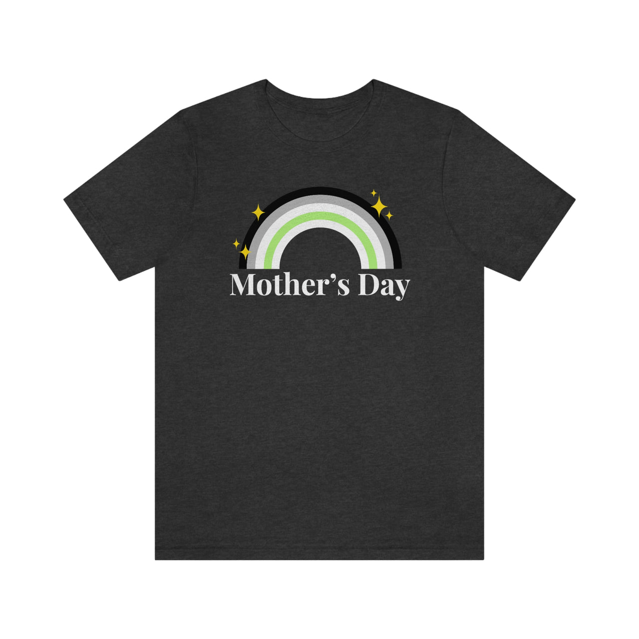 Agender Pride Flag Mother's Day Unisex Short Sleeve Tee - Mother's Day SHAVA CO