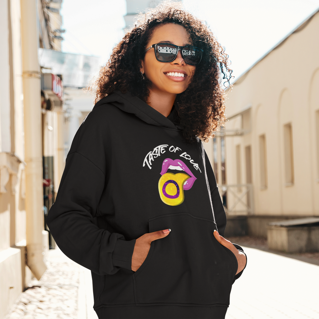 Intersex Flag LGBTQ Affirmation Hoodie Unisex Size - Taste Of Love Printify