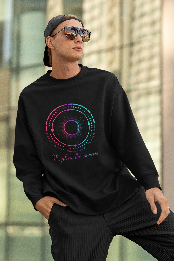 Yoga Spiritual Meditation Unisex Sweatshirt – Change 555 Angel Number Printify