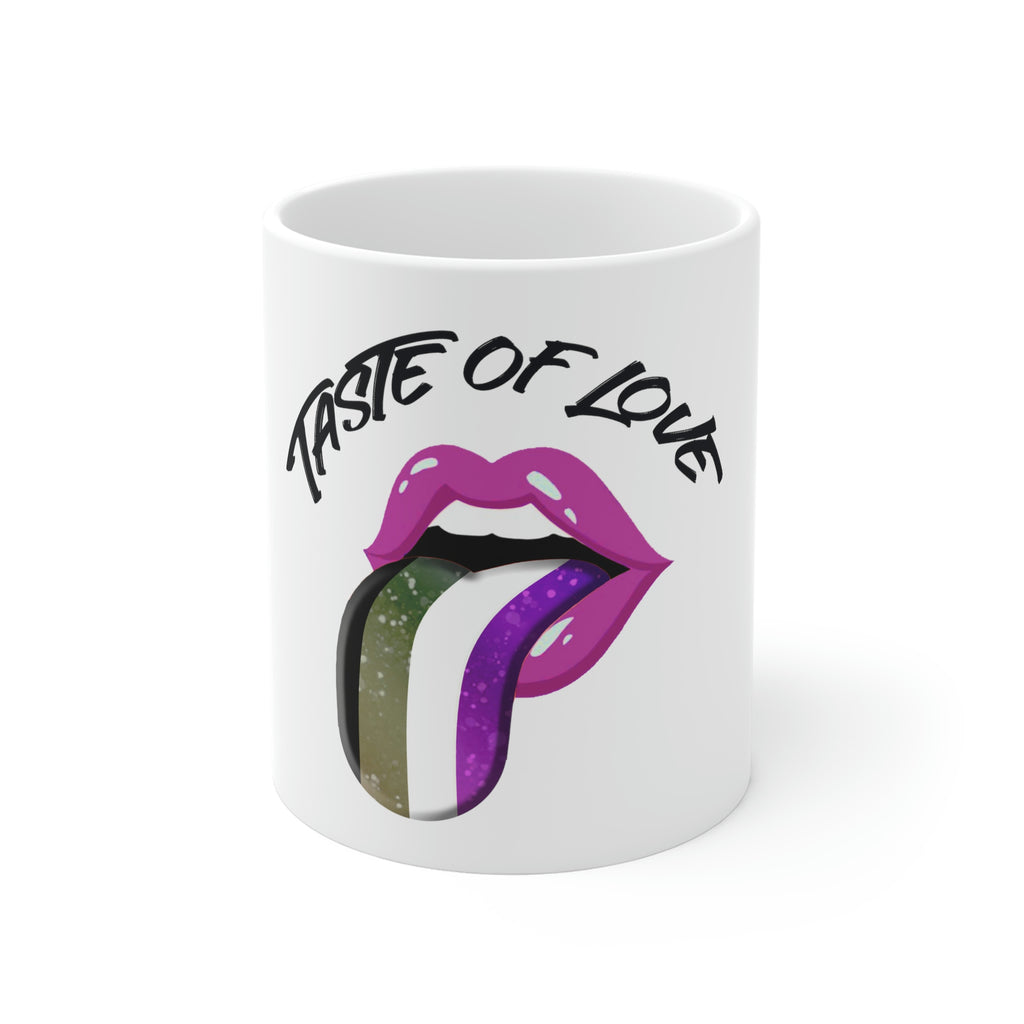 11oz White Mug - Taste Of Love Printify