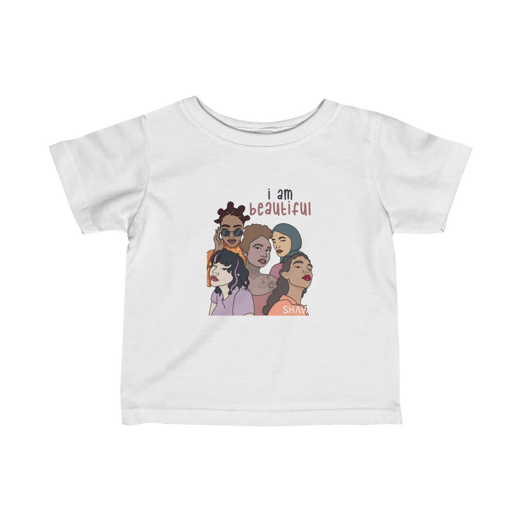 IAC  KIDS T-Shirts Infant Fine Jersey Tee/ I am Beautiful Printify