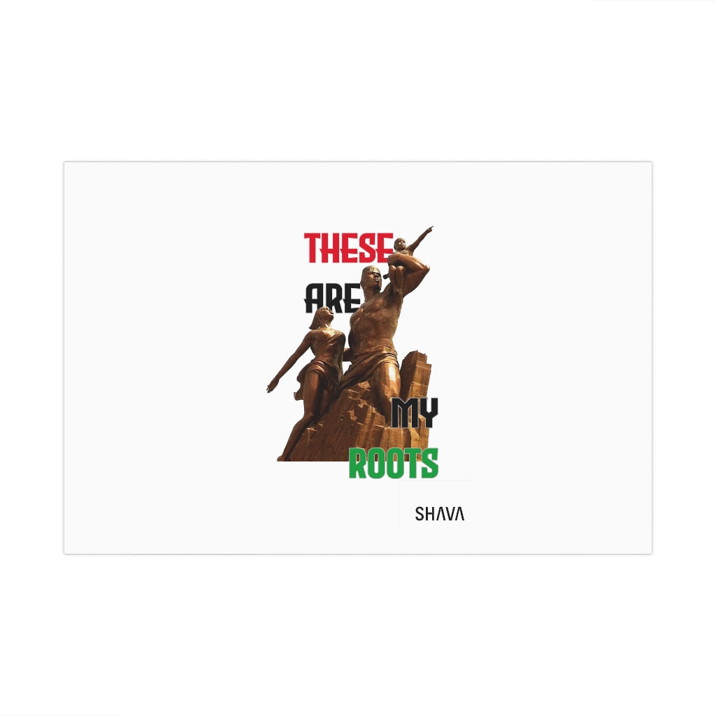 Affirmation Feminist pro choice Gift Wrap Paper -   These are My Roots Printify