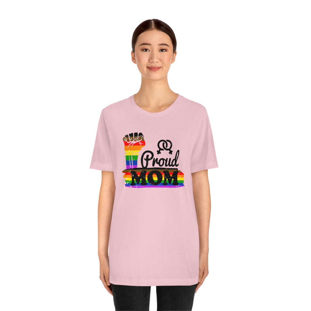 Philadelphia Pride Flag Mother's Day Unisex Short Sleeve Tee - Proud Mom SHAVA CO