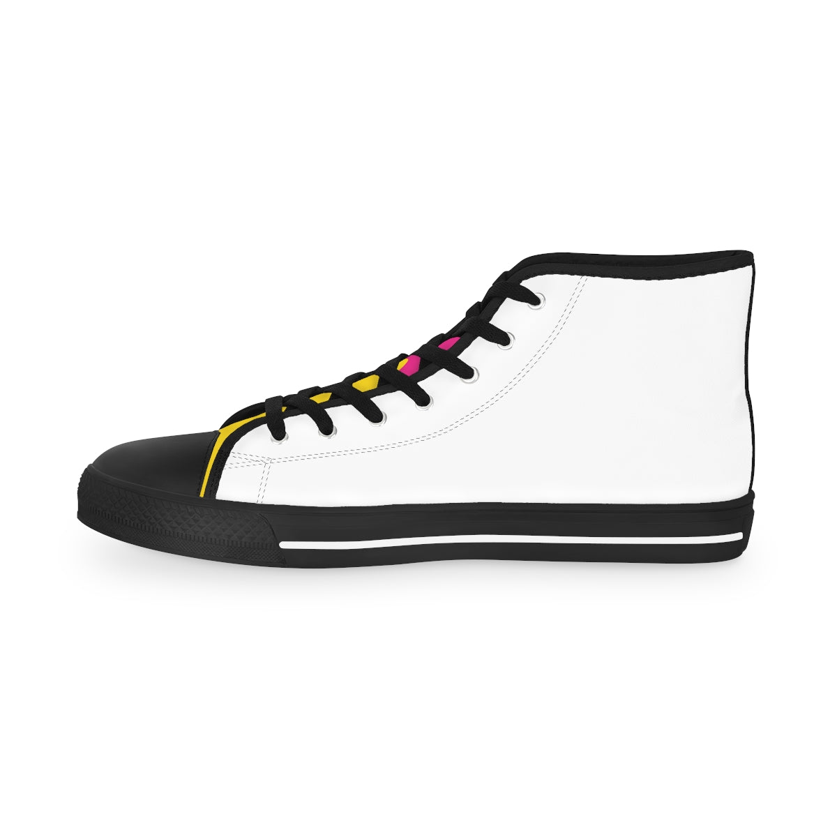 Pansexual Flag Kisses LGBTQ High Top Sneakers Unisex Size Printify