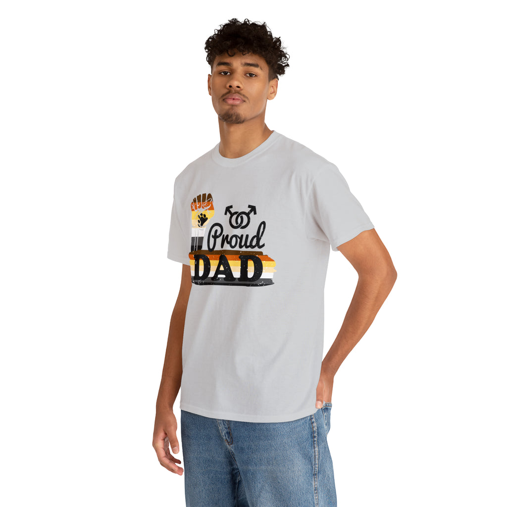 SHAVA CO Bear Flag, Unisex Heavy Cotton Tee - Proud Dad Printify