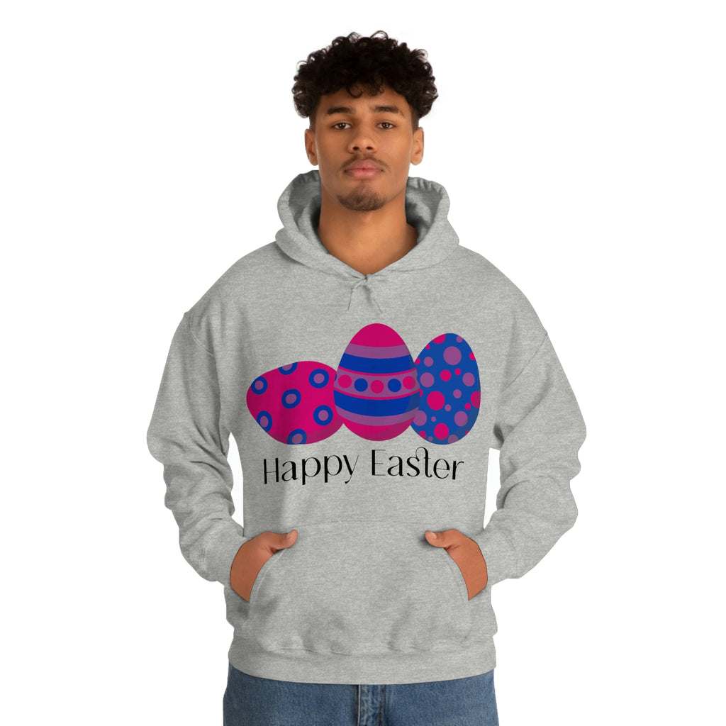 Bisexual Flag Hoodie Easter Festival Unisex Size - Happy Easter SHAVA