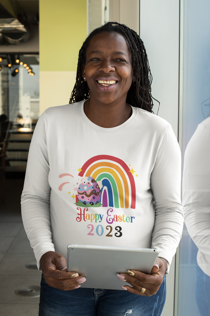 Progress Flag Long Sleeves Easter Festival Unisex Size - Happy Easter 2023 SHAVA