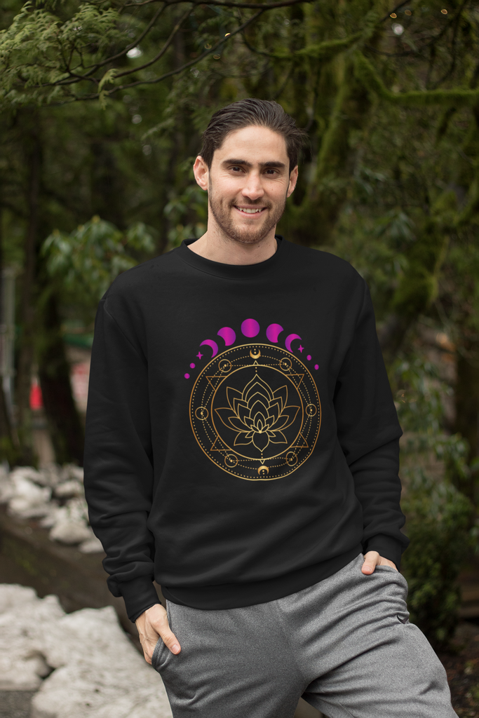 Yoga Spiritual Meditation Unisex Sweatshirt – Support 333 Angel Number Printify