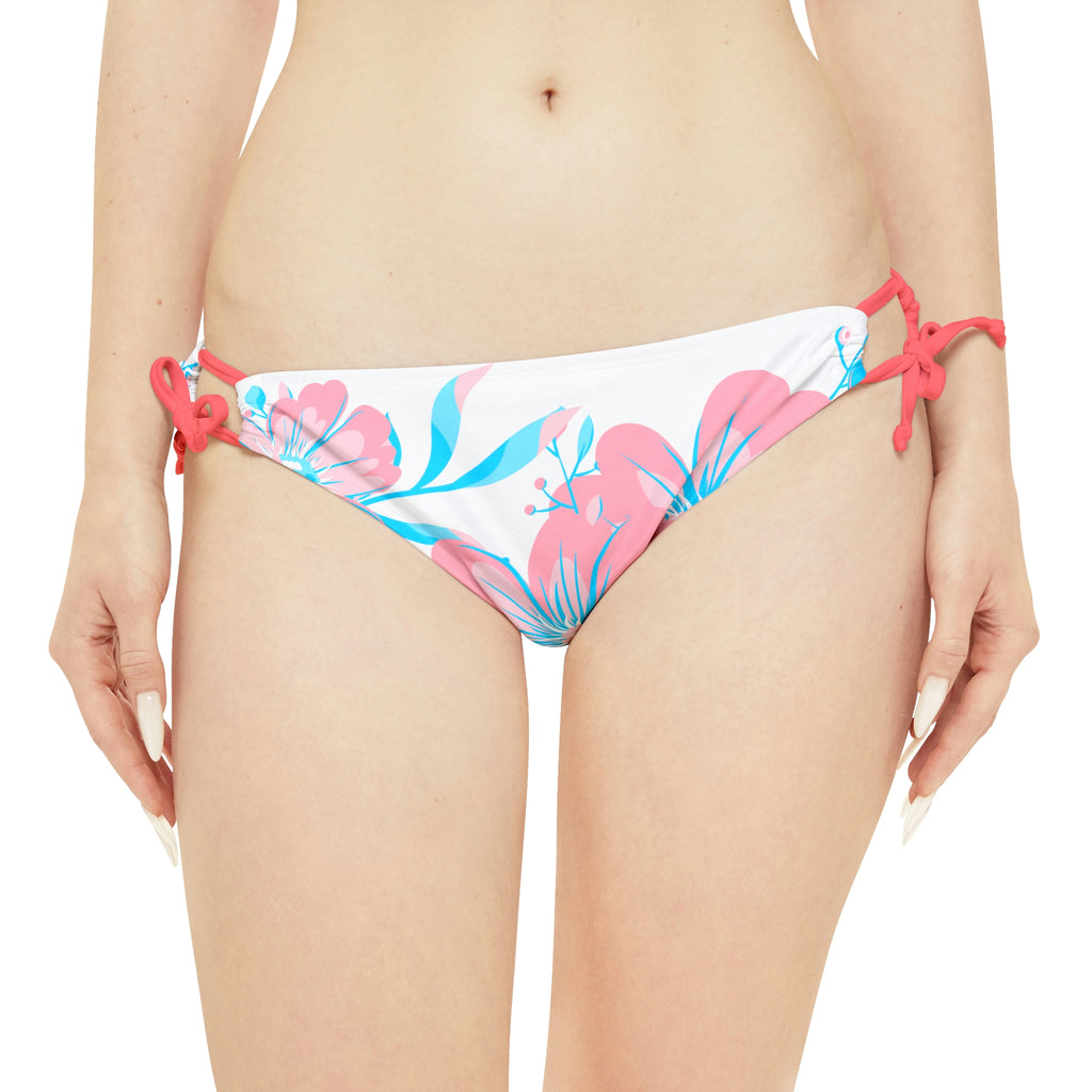 Transgender Pride Flag Loop Tie Side Bikini Bottom Printify