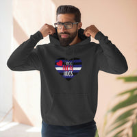 Thumbnail for Leather Flag Mother's Day Unisex Premium Pullover Hoodie - Free Mom Hug Printify