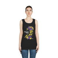 Thumbnail for Intersex Flag Houston Pride Heavy Cotton Tank Top Unisex Size - My Rainbow Is In My DNA SHAVA