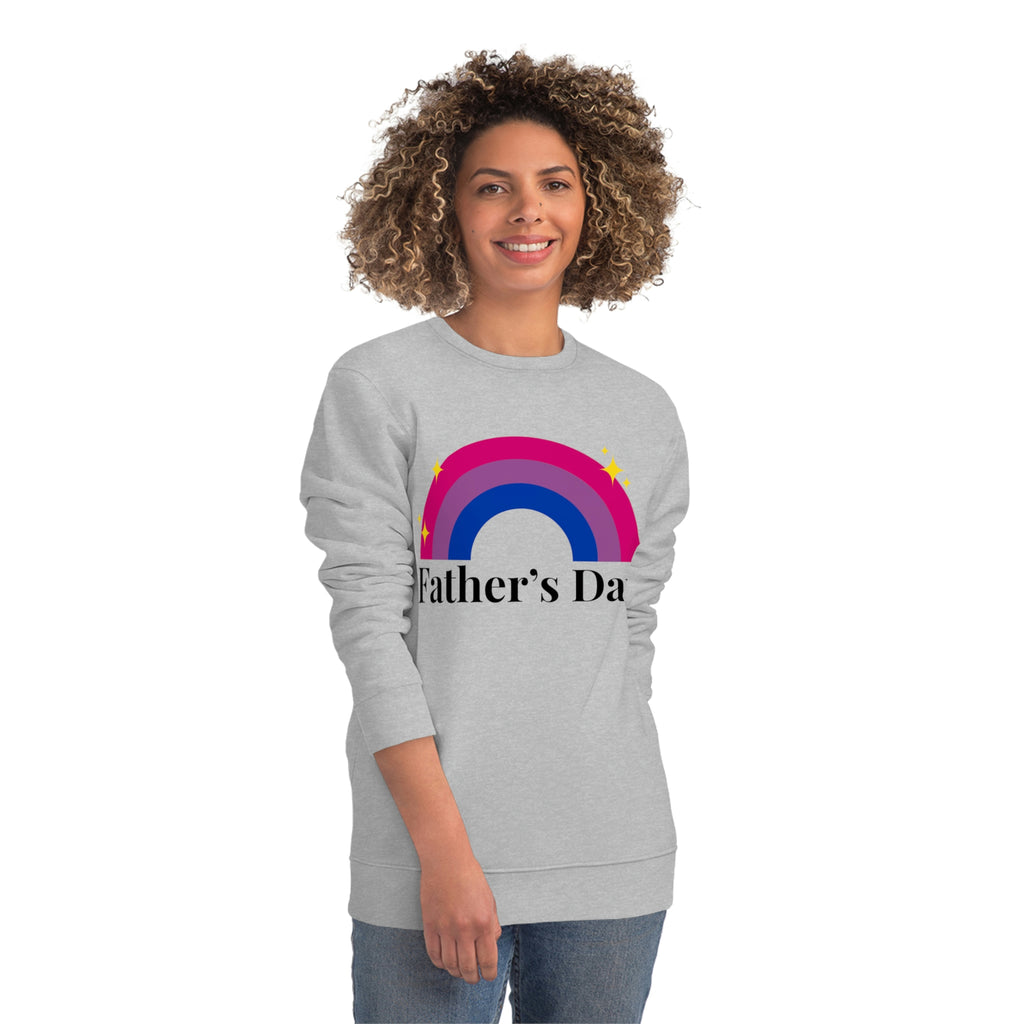 Bisexual Pride Flag Sweatshirt Unisex Size - Father's Day Printify