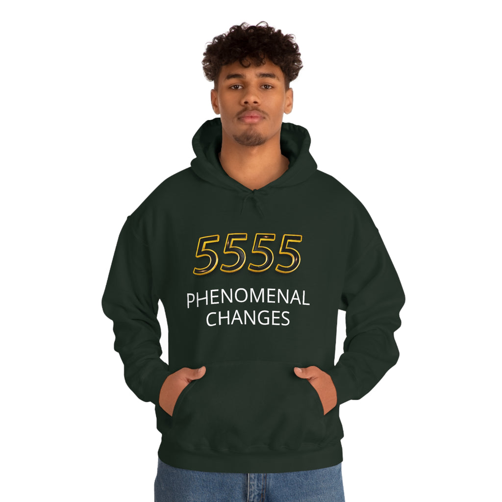 Angel Number 5555 Unisex Heavy Blend Hoodie Printify