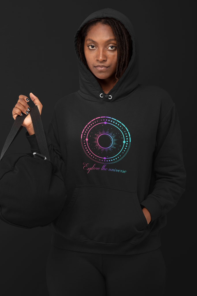 Yoga Spiritual Meditation Unisex Hoodie – Change 555 Angel Number Printify