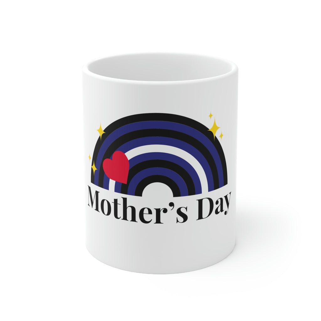 Leather Flag Ceramic Mug  - Mother's Day Printify