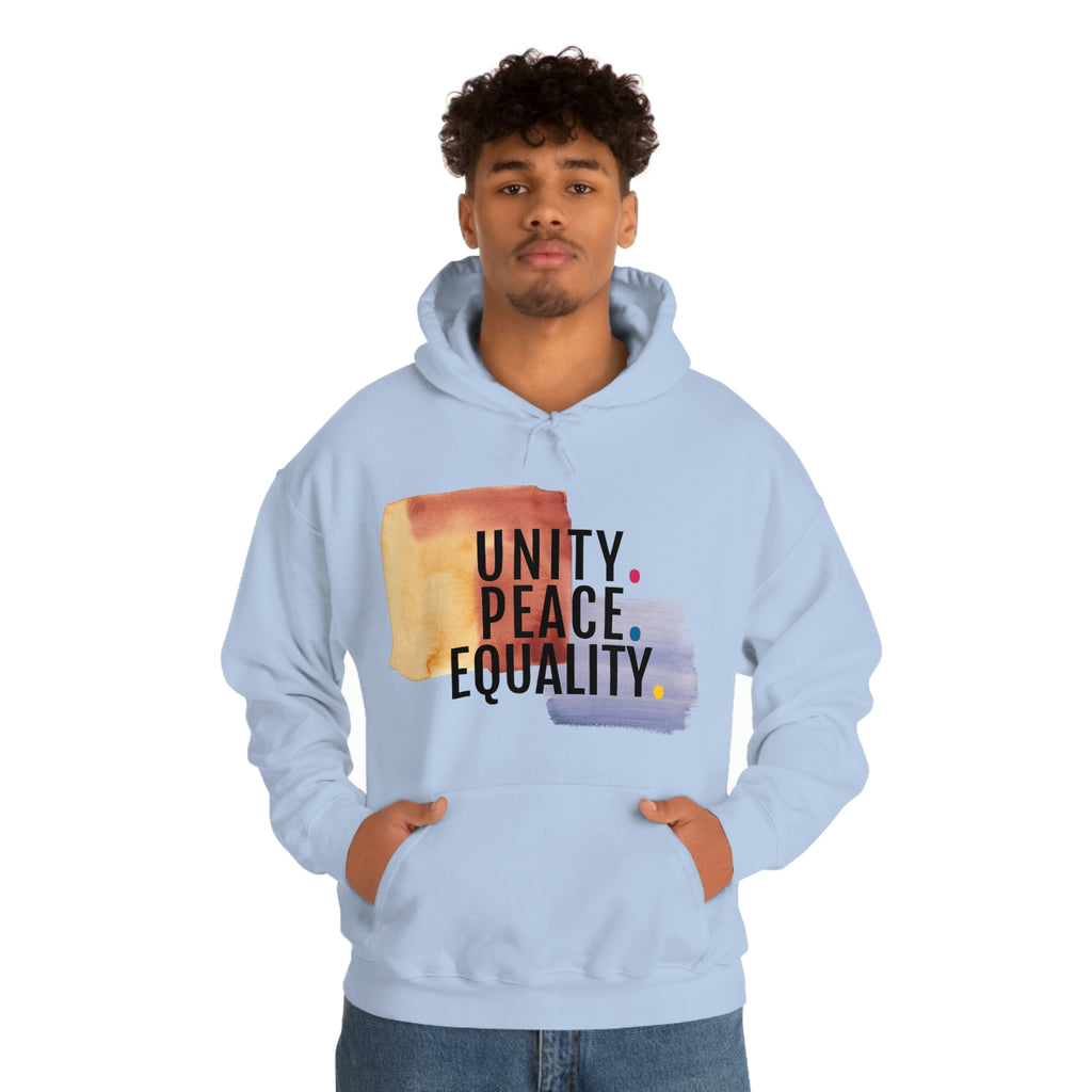 Women Empowerment / Feminist Hoodie Unisex-size - Unity Peace Equality Printify