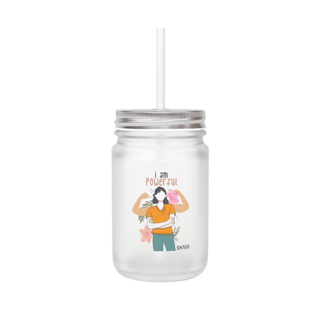 IAC  Home & Livings-Kitchen Accessories /Mason Jar/I am Powerful Printify