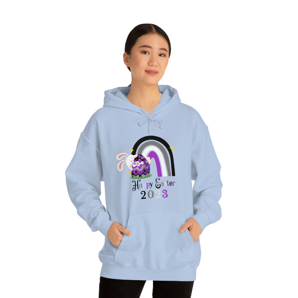 Asexual Flag Hoodie  Easter Festival Unisex Size - Happy Easter 2023 SHAVA