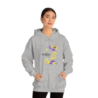 Thumbnail for SHAVA CO Intersexual Flag 2023 Pride, Key West Unisex Heavy Blend™ Hooded Sweatshirt - My Rainbow Is In My DNA Printify
