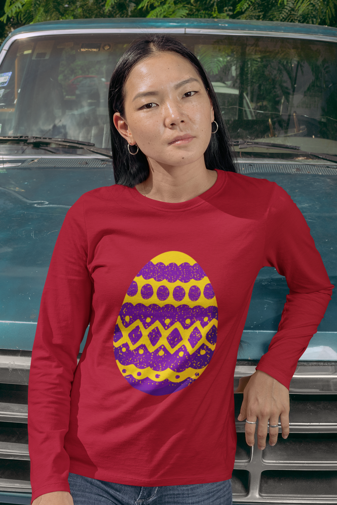 Intersex Flag Long Sleeves Easter Festival Unisex Size - Egg SHAVA