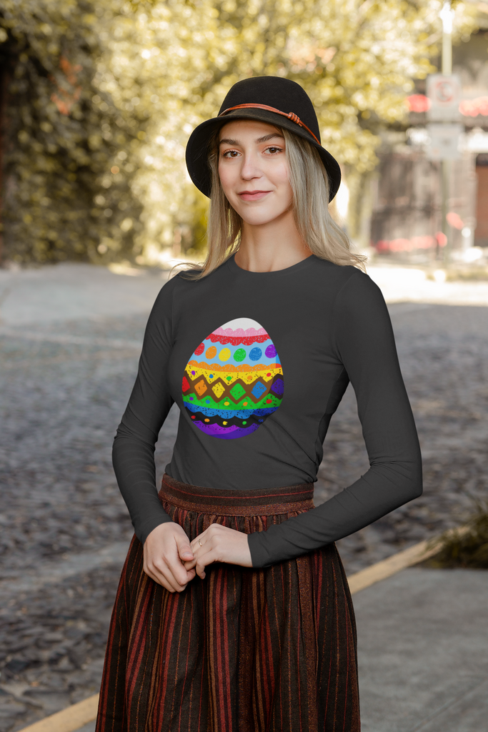 Progress Flag Long Sleeves Easter Festival Unisex Size - Egg SHAVA