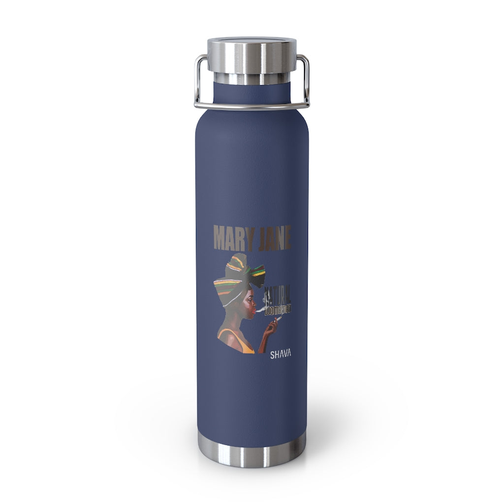 VCC Home & Livings-Bottles & Tumblers  /Copper Vacuum Insulated Bottle, 22oz/  Natural Wombman Printify