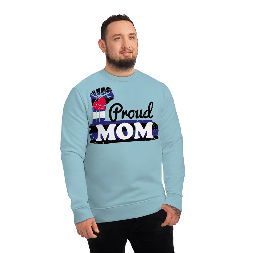 Leather Pride Flag Sweatshirt Unisex Size - Proud Mom Printify