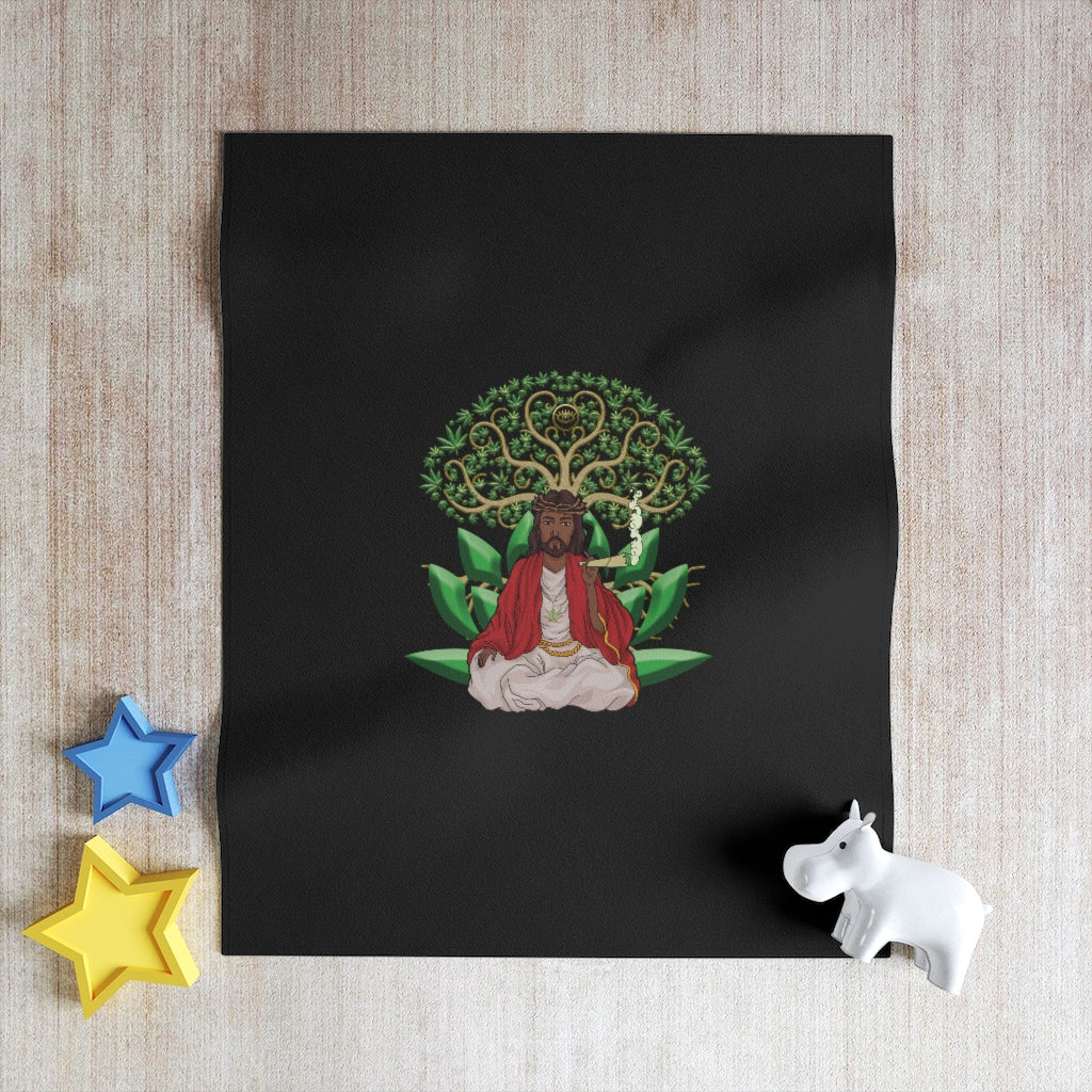 KCC Home & Livings- Blankets  /Throw Blanket/ Black Jesus Printify