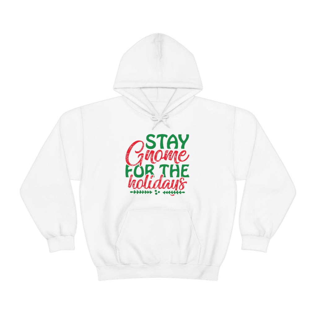 Merry Christmas Hoodie Unisex Custom Hoodie , Hooded Sweatshirt , Stay Gnome for the Holidays Printify