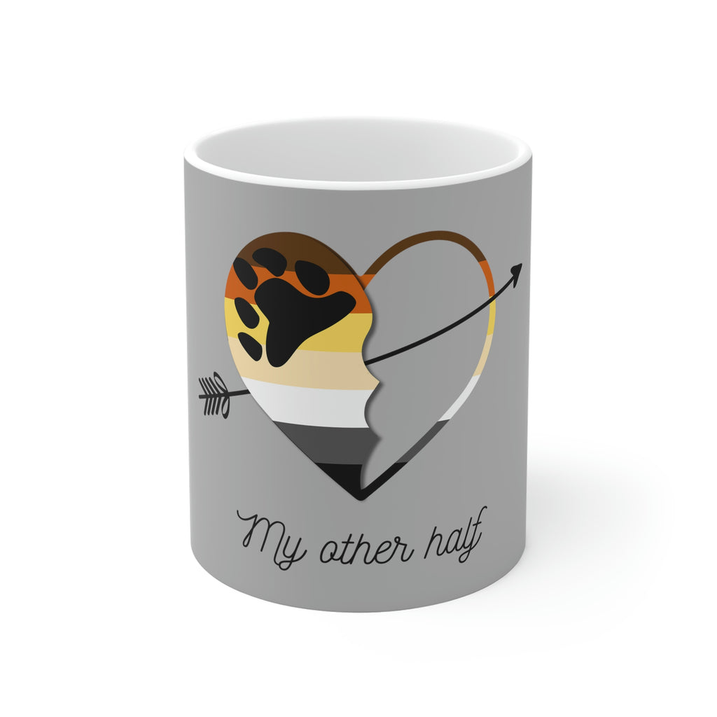 11oz Light Grey Mug - My Other Half Printify