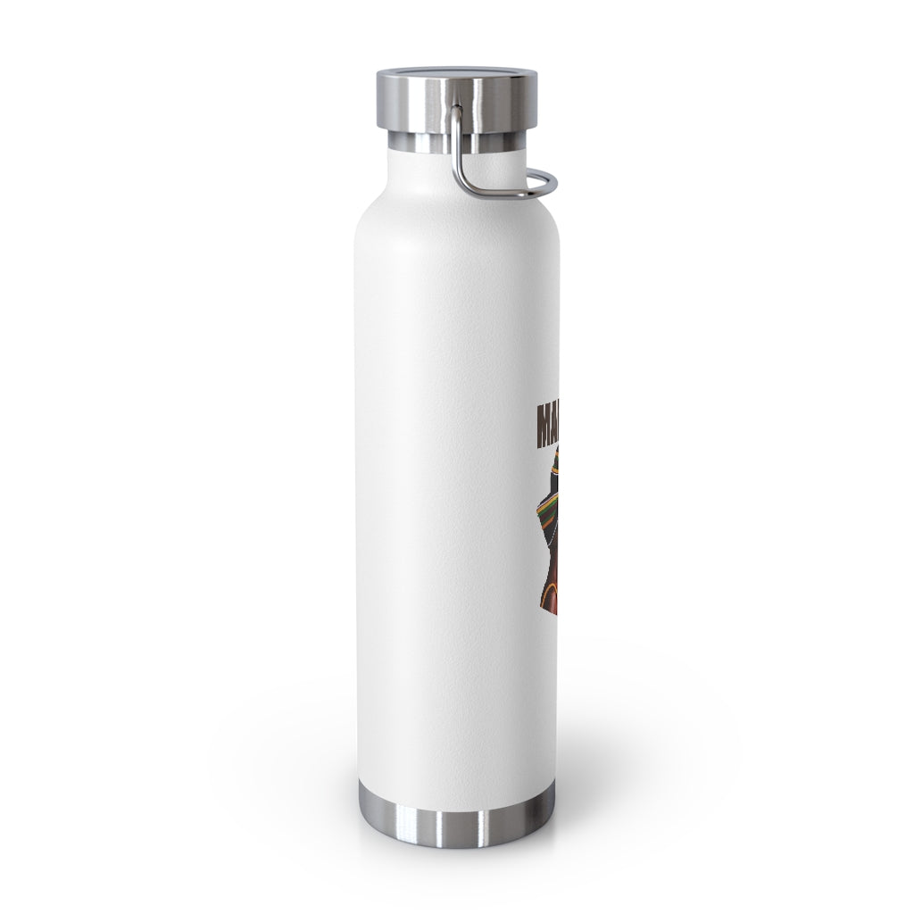 VCC Home & Livings-Bottles & Tumblers  /Copper Vacuum Insulated Bottle, 22oz/  Natural Wombman Printify