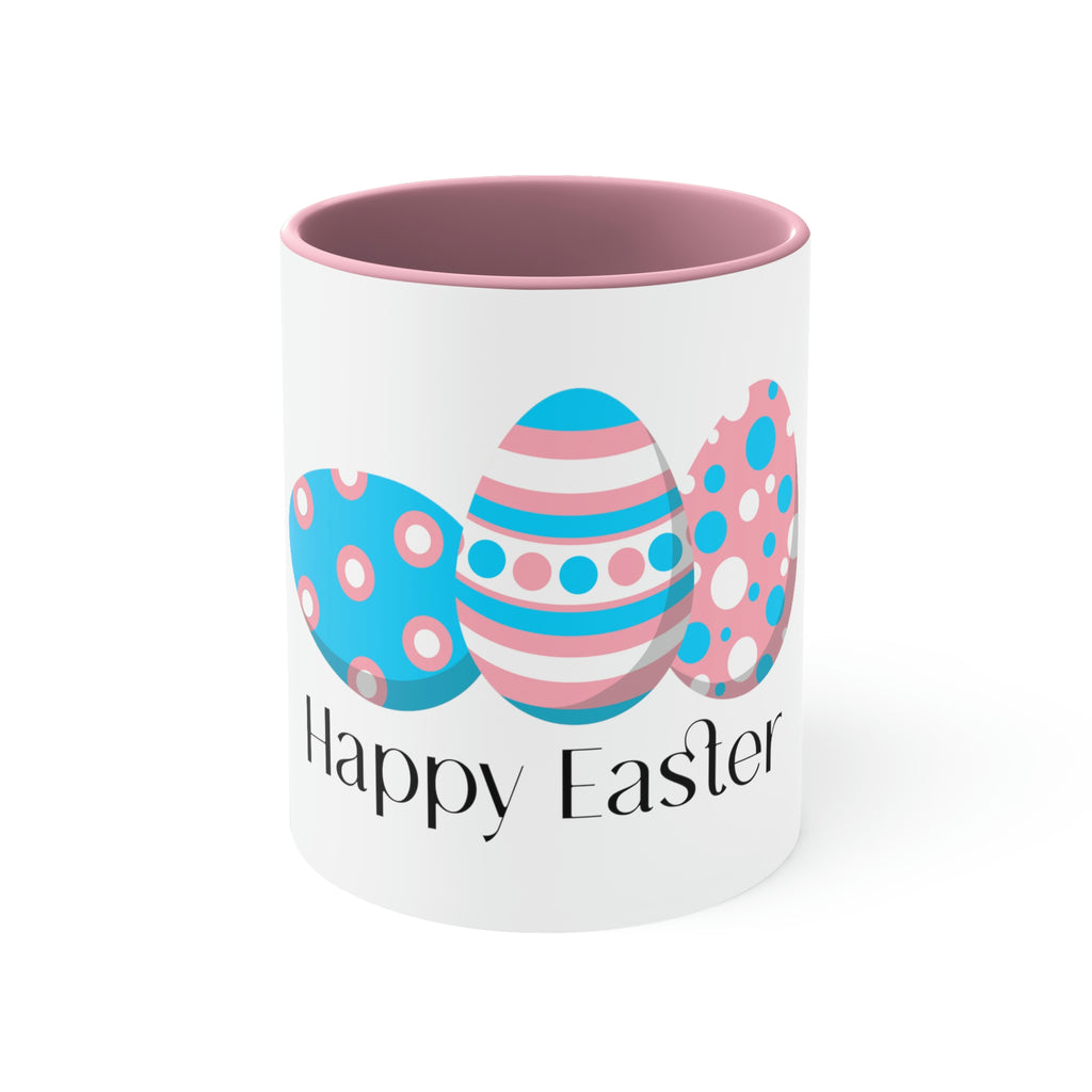 Transgender Flag Accent Coffee Mug Easter Festival - Happy Easter SHAVA