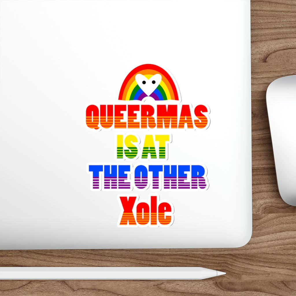 Christmas LGBTQ Die-Cut Stickers Printify