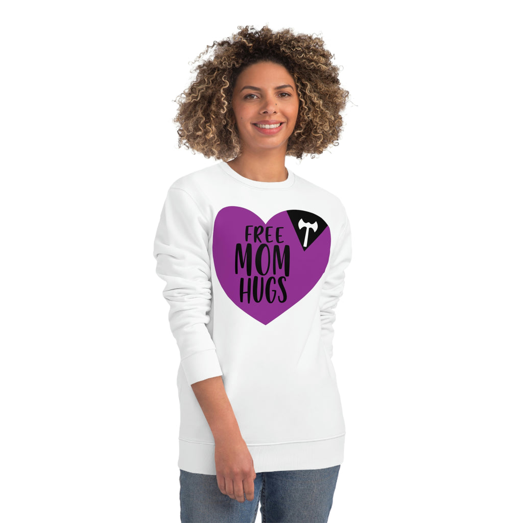 Labrys Lesbian Pride Flag Sweatshirt Unisex Size - Free Mom Hugs Printify