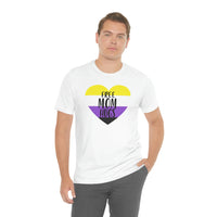 Thumbnail for Nonbinary Pride Flag Mother's Day Unisex Short Sleeve Tee - Free Mom Hugs SHAVA CO