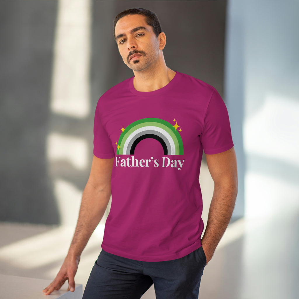 Aromantic Pride Flag T-shirt Unisex Size - Father's Day Printify