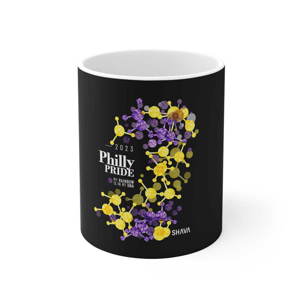 Intersex Philly Pride Ceramic Mug - Rainbow Is In My DNA SHAVA CO